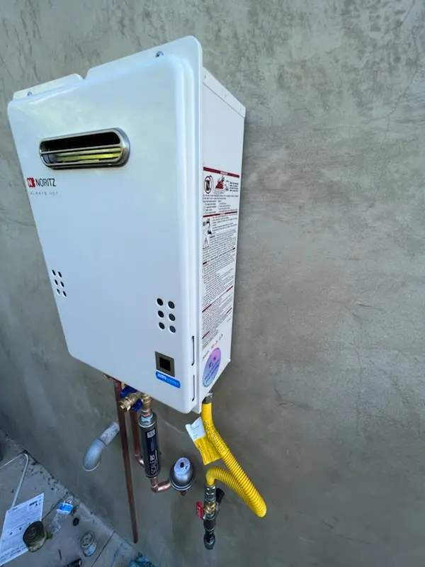 Tankless water heater installation for Turtle Rock homes